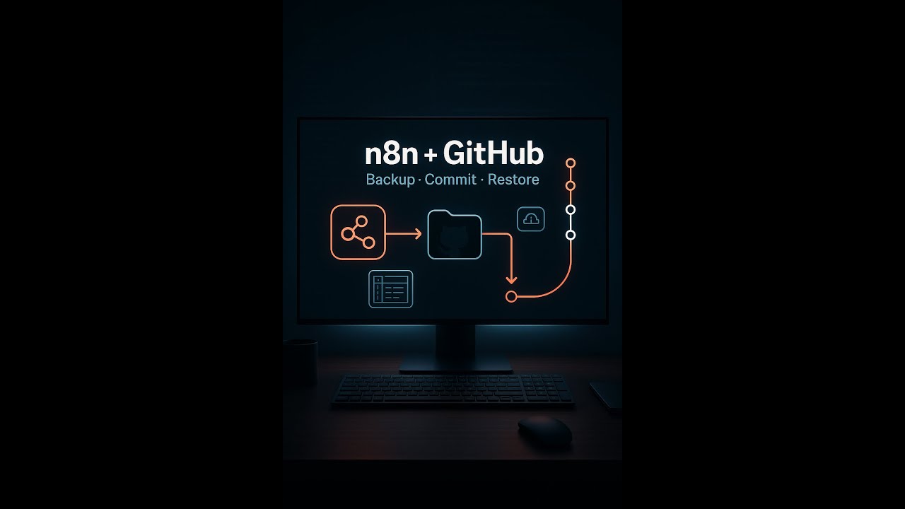 n8n + GitHub Version Control: Backup • Commit • Restore - YouTube