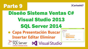 Sistema de Ventas C# - Visual Studio 2013 - Sql Server 2014 (9-41) Buscar Insertar editar eliminar
