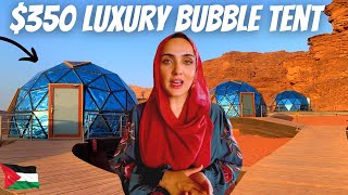 THIS IS WHAT LUXURY LOOKS LIKE IN JORDAN! $350 MIDDLE EAST BUBBLE TENT | PAKISTAN TO SAUDI  S4 EP.21