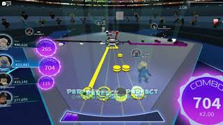 ROBLOX Robeats: The 7th Element (Hard) [NO MISS, CASUAL MODE, FULL COMBO]