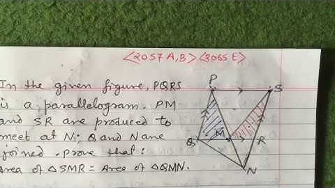 Area of Triangle and Quadrilateral ll SEE Unseen 2057 A, 2060 B, 2065 E ll IR Simkhada