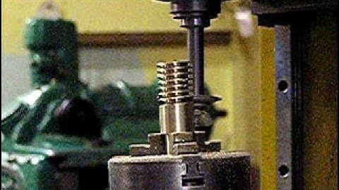 CNC thread/helix milling a worm using EMC2