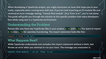 Solve Your Issues with Jest: ESM Local Imports in TypeScript