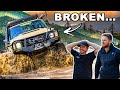Driveline failure on wild  steep vic 4wd track worst conditions for bush mechanic repairs