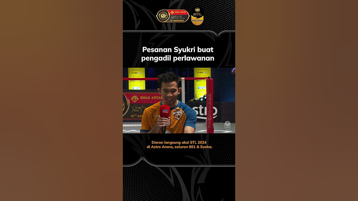 Syukri jelas tidak berpuas hati dengan keputusan juri di penghujung perlawanan 🔥 | STL 2024