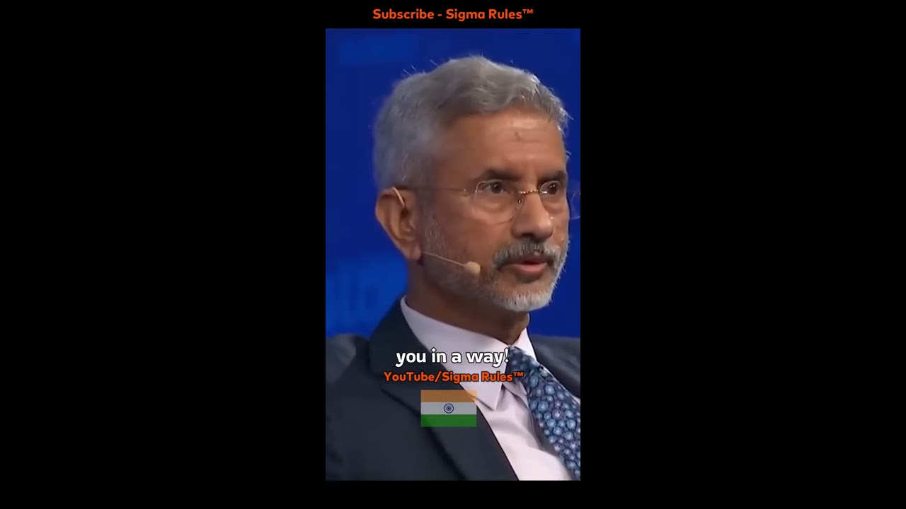 Dr S Jaishankar Sigma Grindset   Exposing the biased EUROPEAN mindset 