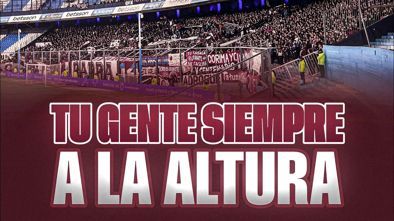 TU GENTE SIEMPRE A LA ALTURA • Hinchada de LANÚS vs. Argentinos Jrs • LA 14 en Avellaneda