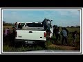 Massive Bailout From Stolen Ford F-250 Truck In Encino, Texas | Dash Cam | United States | 20190322