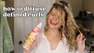 how to diffuse defined curls