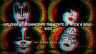 KISS - I Pledge Allegiance To The State Of Rock &amp; Roll (Subtitulado En Español + Lyrics)