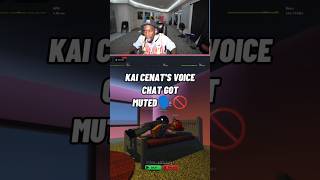 Kai Cenat's Voice Chat got MUTED 🗣️🚫 #shorts
