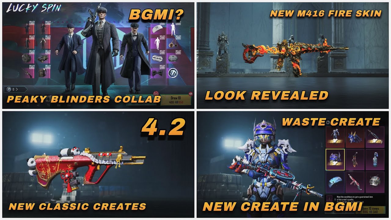 కొత్త M416 Fire Skin 🔥 Peaky Blinders Collab in BGMI 😍 | New Classic Crates 4.2 Waste or Worth?
