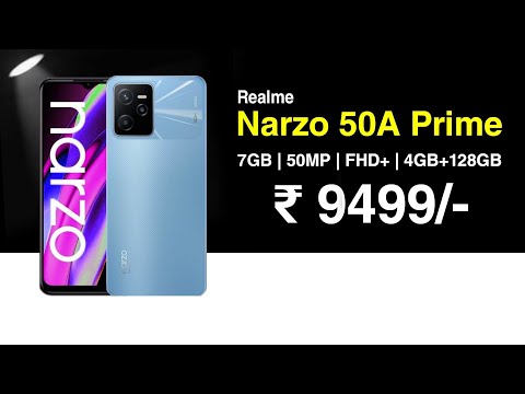 Realme Narzo 50A Prime Launched First Look, Price, Specs, Features, Camera, Gaming, Review Hindi