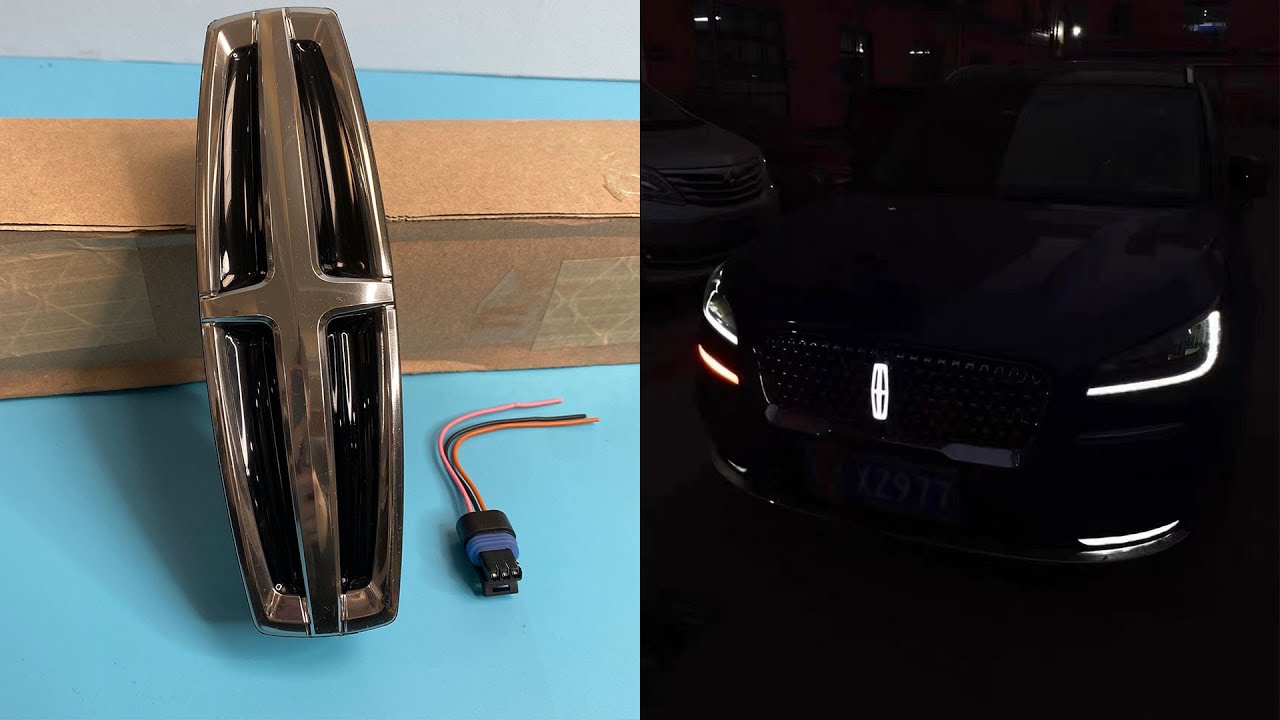 Lincoln Light up Emblem for Navigator (2019UP) Unbox and Demo Does it