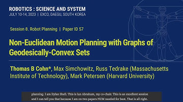 (RSS Talk) Non-Euclidean Motion Planning with Graphs of Geodesically-Convex Sets