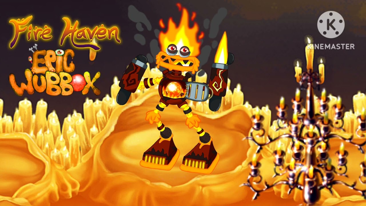 My fanmade Fire Haven Epic Wubbox that i made in ibisPaint X! Which Island  should i make next? : r/MySingingMonsters