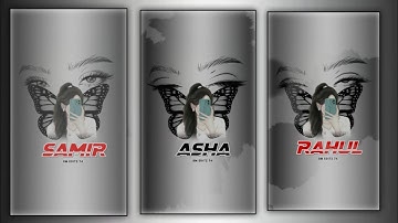 Trending Name Art New Style Video Editing inInstagram trending Alight Motion How to make