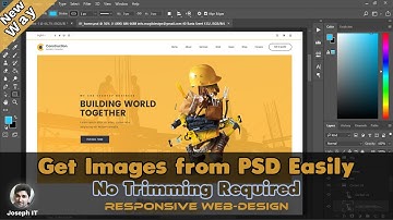Get Image from PSD without Trimming - Photoshop Tricks for Web Designers - Image Assets