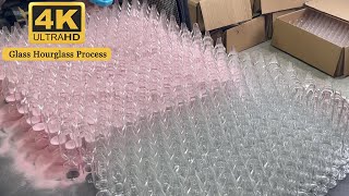 so cool! the mass production of Chinese glass hourglasses | source find China