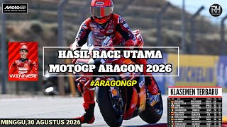 Hasil Motogp Hari ini~Hasil Race Gp Aragon 2026~Klasemen Motogp 2026 Terbaru~Jadwal Motogp 2026