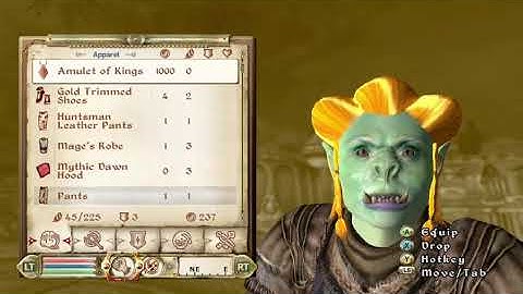 Lets Play The Elder Scrolls IV: Oblivion! Magic Only Orc Run! Part 2!