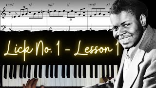 Lick No. 1 – Left Hand Variations │Blues Piano Lesson #11 Lick No. 1 – Left Hand Variations │Blues Piano Lesson #11