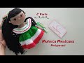 Como tejer una MUÑECA MEXICANA AMIGURUMI a CROCHET paso a paso (2 parte)