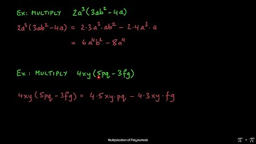 ※ 5. Polynomials - § 5.3 Multiplication of Polynomials Ex 2