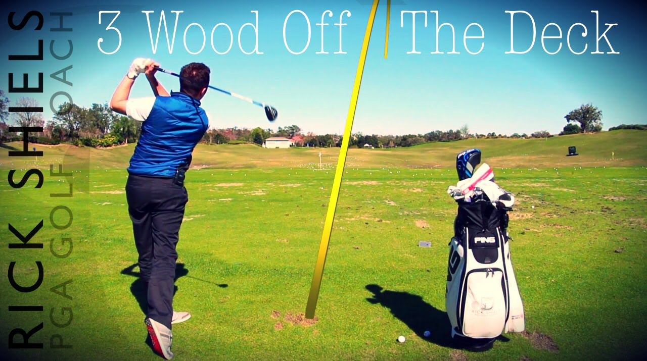 How To Hit 3 Wood Off The Deck - YouTube