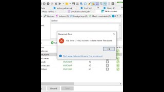 SQL  Error  / பிழை (1166)