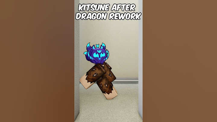 Kitsune After Dragon Rework #bloxfruits