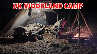 BUILDING A NEW SEMI PERMANENT CAMP IN A UK FOREST