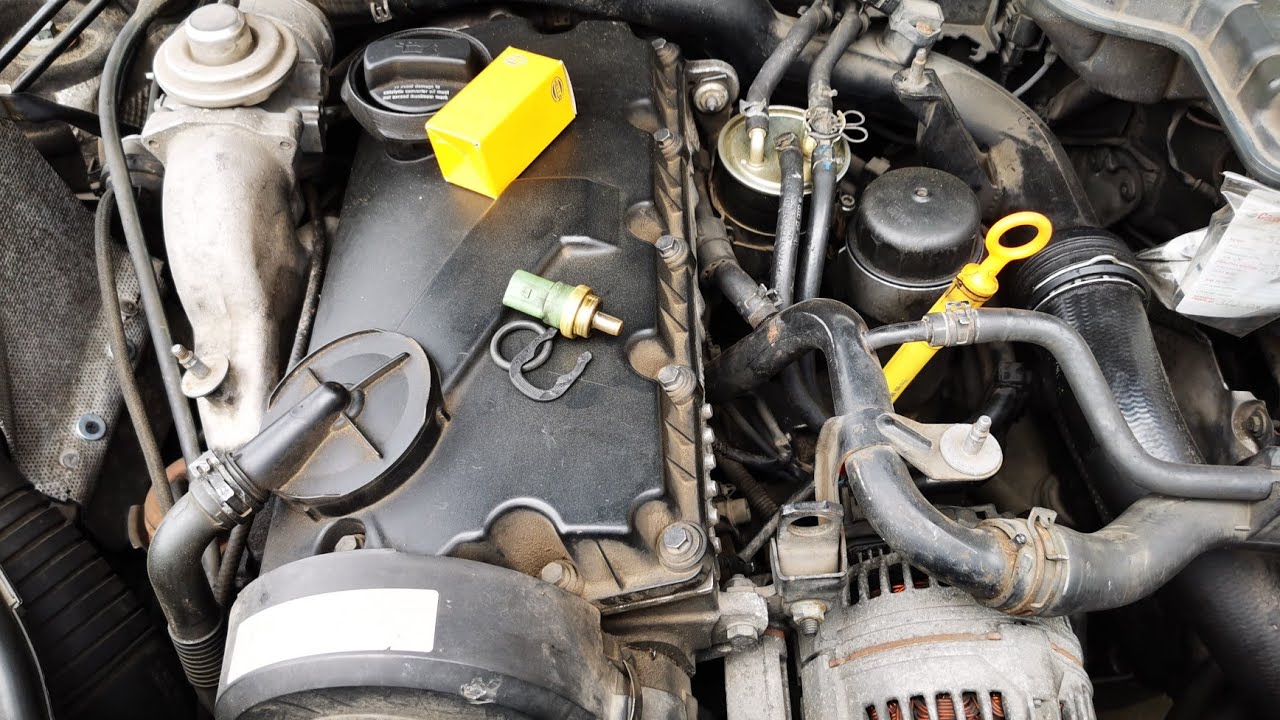 Jak Miał Na Imię Skawiński wymiana czujnika temperatury Audi A6 C5 FL VW Passat Skoda 1.9 tdi