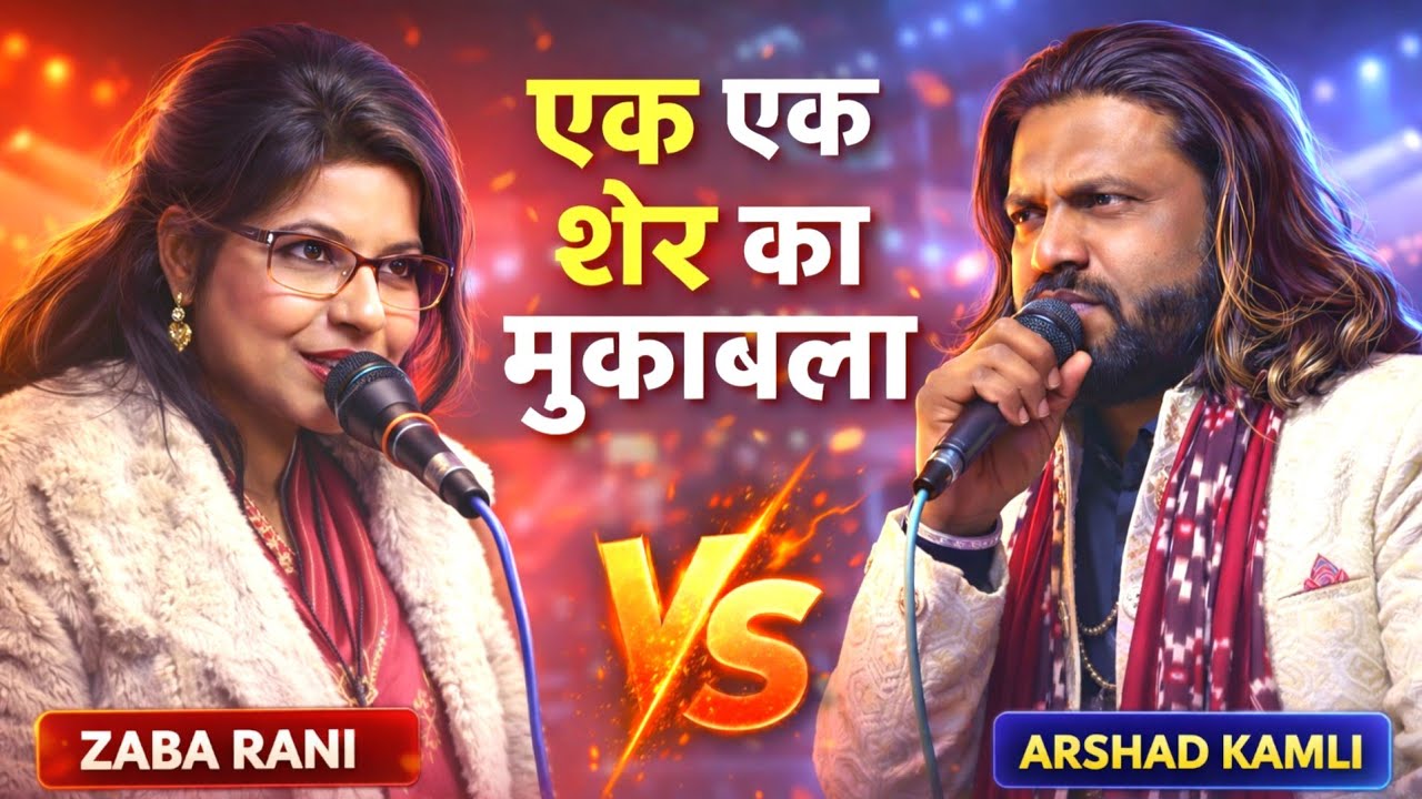 एक एक शेर का मुक़ाबला-Ek-ek Sher Ka Muqabla | Zaba Rani Arshad kamli | NEW MUQAWLA 2026 