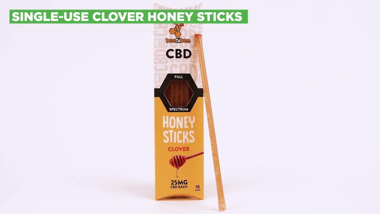 Buy CBD Clover Honey Sticks Online - Shop CBD Kratom