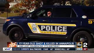 Teen dies after being shot in the head in Annapolis