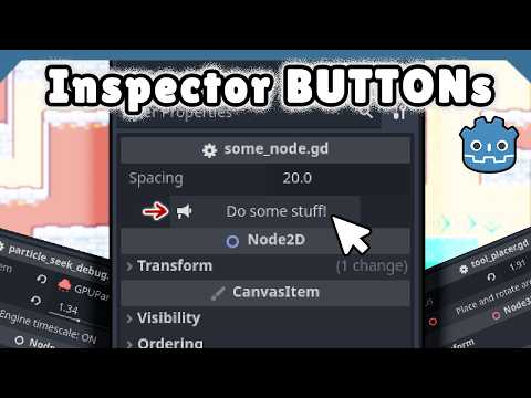 Inspector Buttons are really easy now | Godot 4.4 tool buttons