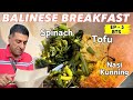 Ep  3 bts balinese street food breakfast ubud bali stay biah bihar warung ubud famous eatery