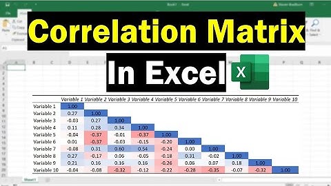How to perform descriptive statistics: correlation via excel