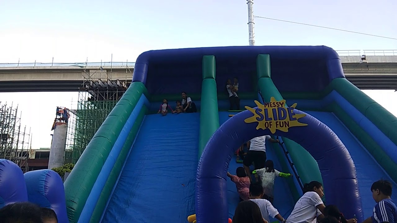Messy Slide of Fun at SM Masinag - YouTube