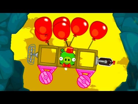 Видео: МАШИНКИ Bad Piggies #13 Летающая машина с воздушными шарами #МК