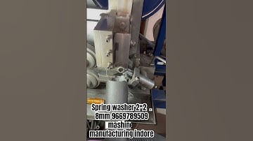 Spring washer mashine manufacturing company location Indore
