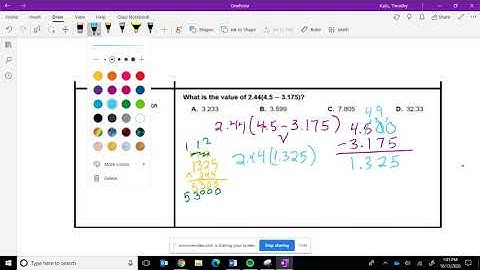 Evaluating Expressions with Decimals