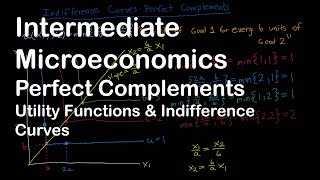Perfect Complements | Part 1 | Utility Function & Indifference Curves | Intermediate Microeconomics