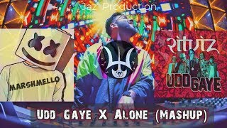 Video thumbnail of "Udd gaye X Alone (Mashup) JAZ Scape Edit | Ritviz | Marshmello"