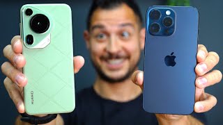 Huawei Pura 70 Ultra vs iPhone 15 Pro MAX !! 🤯 APPLE vs HUAWEI with their BEST PHONES