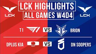 LCK Highlights ALL GAMES Week 4 Day 4 | LCK 2026