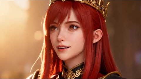 Caelia Valenor: The Crimson Eclipse | STL/OBJ Concept Model (Textured Base Mesh)