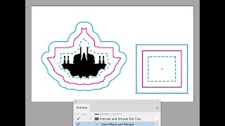 Create Bleed and Safe Zone Margin in Adobe Illustrator Action