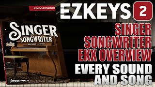 The EZkeys2 Singer Songwriter EKX Overview | Toontrack screenshot 4